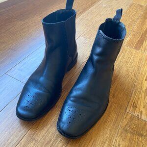 Cole Haan Black Leather Chelsea Grand OS Boots | men's 11 M